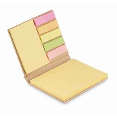 Set de notas reciclado personalizado